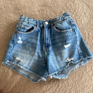 Denim shorts